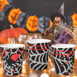 Kids Venom Halloween-Party Paper Cups Pappbecher