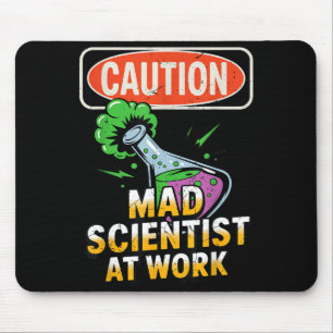 Kids verrückter Wissenschaftler Chemie Halloween W Mousepad