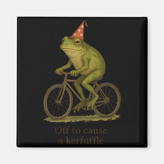 Kids verursachen Wirbel Frosch Meme Magnet (Vorne)