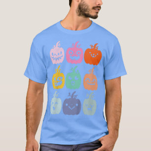Kids Vintag Halloween Retro Groovy Niedlicher Pump T-Shirt