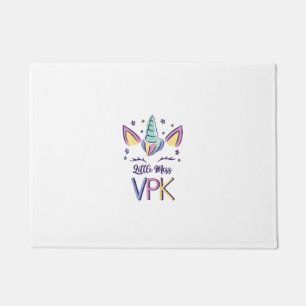Kids VPK Mädchen Erster Tag Little Miss VPK T-Shir Fußmatte