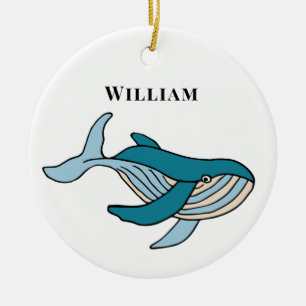 Kids Wal Klassiker personalisierter Name Keramik Ornament