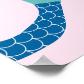 Kids Wall Decke Moderner Magischer Meerjungfrau Sc Poster (Ecke)