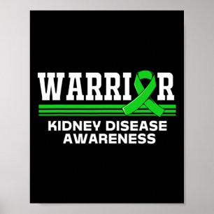 Kids Warrior Nierenerkrankung Bewusstsein Kinder Poster