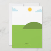 Kid's Water Fight Play Einladung (Rückseite)