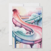 Kids’ Water Park Birthday Party  Einladung (Rückseite)