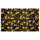 Kids Watercolor Construction Vehicles Fabric Stoff (Fat Quarter (45,7 x 55,9 cm))