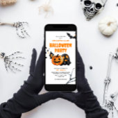 Kids Watercolor Spooktacular Halloween-Party Einladung