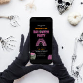 Kids Watercolor Spooktacular Halloween-Party Einladung