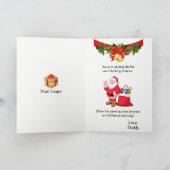 Kids Weihnachtskarte IHREN benutzerdefinierten Tex Feiertagskarte (Innenseite)