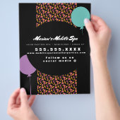 Kids Wellness-Center Bus Party Vermietung Tierdruc Flyer (Hand)