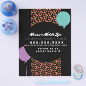 Kids Wellness-Center Bus Party Vermietung Tierdruc Flyer (Einzeln)