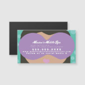 Kids Wellness-Center Party Rentals Business Magnet (Vorne/Hinten)