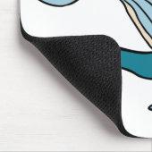 Kids Whale Klassischer Personalisierter Name Mousepad (Ecke)