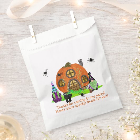 Kids Whimsical Gnomes Halloween Geschenktütchen (Ausgeschnitten)