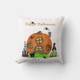 Kids Whimsical Gnomes Halloween Kissen