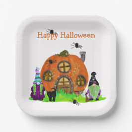 Kids Whimsical Gnomes Halloween Pappteller