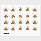 Kids Whimsical Gnomes Halloween Sticker (Blatt)