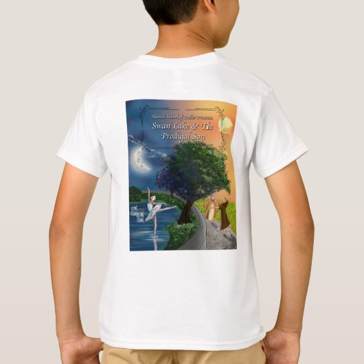 Kid's WHITE Spring Concert T - Shirt (Rückseite)