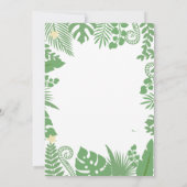 Kids Wild 1 1. Geburtstag Party Einladung (Rückseite)