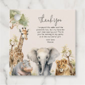 Kids Wild Animal Foto Geburtstag Geschenkanhänger (Vorderseite)