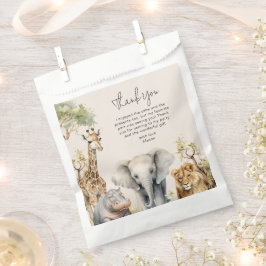 Kids Wild Animal Foto Geburtstag Geschenktütchen