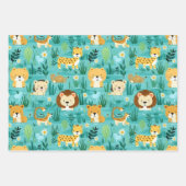 Kids Wildlife Safari    Geschenkpapier Set (Vorderseite 3)