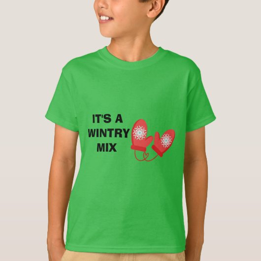 Kids Wintry Mix T - Shirt (Vorderseite)