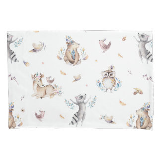 Kids Woodland Animal Pillowcases Kissenbezug