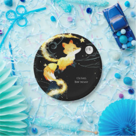 Kids Woodland Fox Geburtstag Pappteller