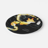 Kids Woodland Fox Geburtstag Pappteller (Schrägansicht)