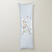 Kids World Map Animes Seitenschläferkissen (Rückseite (Vertikal))