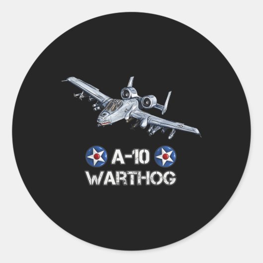 Kids World War 2 F6f Hellcat Gefechtsflugzeug Runder Aufkleber (Vorderseite)