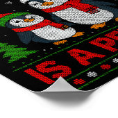 Kids Xmas Tee, All I Want For Christmas Is A Pengu Poster (Ecke)