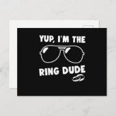 Kids Yup IM The Ring Typ Wedger Boys Postkarte (Vorne/Hinten)