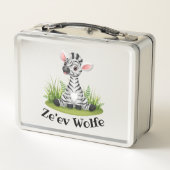 Kids Zebra Lunchbox (Rückseite)