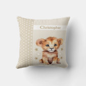 Kid's Zimmer tragen den Namen niedlichen Löwenbrau Kissen (Rückseite)