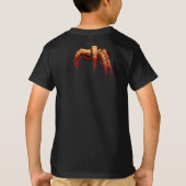 Kid's Zombie T - Shirt Gory Zombie Ringer Tee Shir (Rückseite)