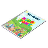 Kids Zone Cute Dino Notebook Notizblock (Linke Seite)