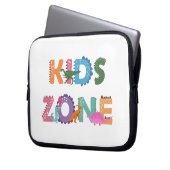 Kids Zone Dinosaurier Laptopschutzhülle (Vorderseite Links)