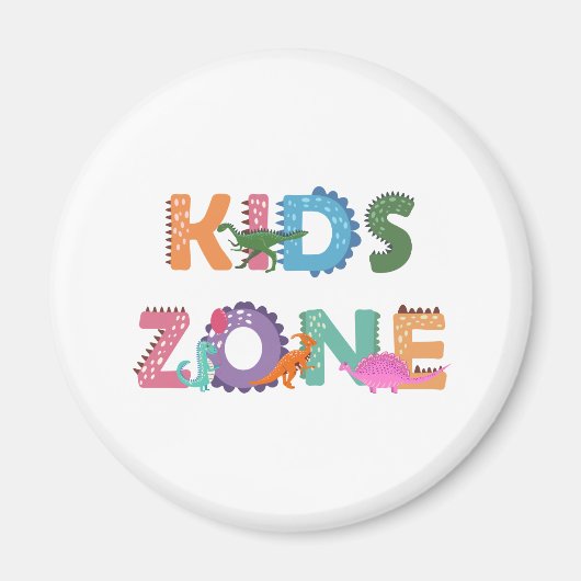 Kids Zone Dinosaurier Magnet (Vorne)
