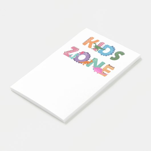 Kids Zone Dinosaurier Post-it Klebezettel (angewinkelt)