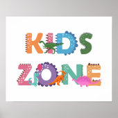 Kids Zone Dinosaurier Poster (Vorne)