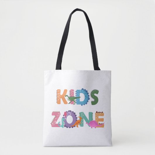 Kids Zone Dinosaurier Tasche (Vorderseite)