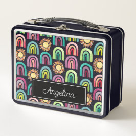 Kids zurück in die Schule Metall Brotdose