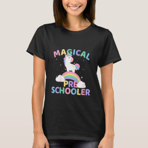 Kids Zurück Zur Schule Vorschulkind Magisches Einh T-Shirt