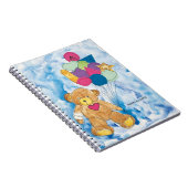 KidsArt für CHOC - Bär mit Balloons Notebook Notizblock (Rechte Seite)