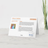 KidsArt für CHOC - Chocos Fall Fun Dankeskarte (Rückseite)