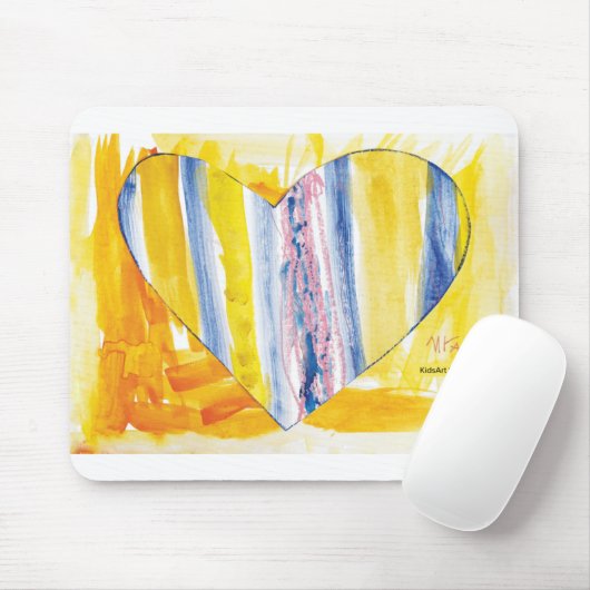 KidsArt für CHOC - Großes Herz Mousepad (Mit Mouse)