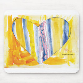 KidsArt für CHOC - Großes Herz Mousepad